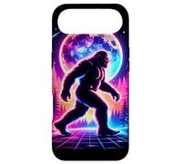 Custodia per iPhone Air Sasquatch Bigfoot Vaporwave Synthwave Retro Forest Moon anni '80