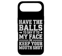 Custodia per iPhone Air Say It To My Face Or Just Stay Silent -