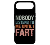 Custodia per iPhone Air Scherzi scoreggia Nessuno mi ascolta finché non scoreggia papà divertente