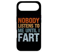 Custodia per iPhone Air Scherzi scoreggia Nessuno mi ascolta finché non scoreggia papà divertente
