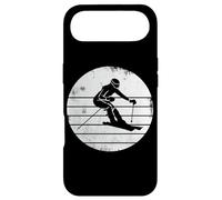 Custodia per iPhone Air Schizzo della ragazza che scia Amante degli sport invernali