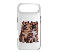 Custodia per iPhone Air Schizzo e disegno della famiglia di cuccioli di Chow Chow.