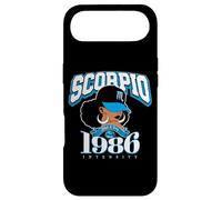 Custodia per iPhone Air Scorpione 1986 Zodiac Queens Afro Astrologia Compleanno