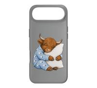Custodia per iPhone Air Scottish Highland mucca che dorme in pigiama carino sonno