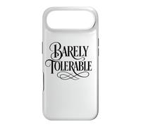 Custodia per iPhone Air Scritta nera decorata con Jane Austen a malapena tollerabile