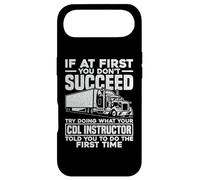 Custodia per iPhone Air Se all'inizio non ci riesci Funny Trucker CDL Instructor