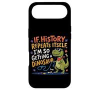 Custodia per iPhone Air Se la storia ripete dinosauro divertente scherzo animale
