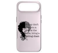 Custodia per iPhone Air Seat at the table bring sedia pieghevole citazione Shirley Chisholm
