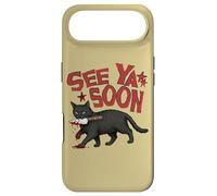 Custodia per iPhone Air See Ya Soon Dark Cat Meme Design Womens Girls