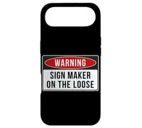 Custodia per iPhone Air Segnale di avvertimento - Sign Maker On The Loose Funny Job Citazione