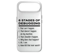 Custodia per iPhone Air Sei fasi del debug di progettazione di sviluppo software divertente