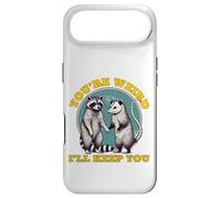 Custodia per iPhone Air sei strano ti terrò procione opossum Valentine Days