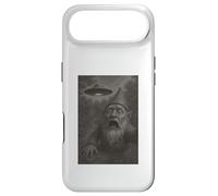 Custodia per iPhone Air Selfie di gnomo UFO con divertente gioco di parole sacrale