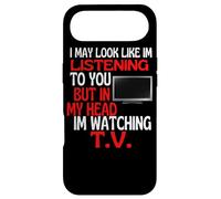 Custodia per iPhone Air Sembra che ti stia ascoltando guardando l'umorismo della TV