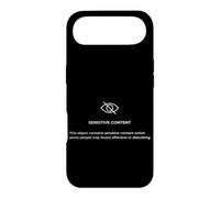Custodia per iPhone Air Sensitive Content Quote Illustration Novelty Graphic Designs