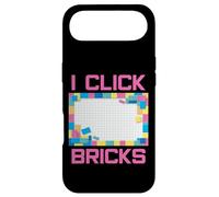 Custodia per iPhone Air Set di mattoncini colorati I Click Bricks Toy Builder Hobby