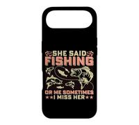 Custodia per iPhone Air She Said Fishing Or Me Sometimes I Miss Her