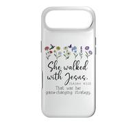 Custodia per iPhone Air She Walked with Jesus Isaiah 41:10 Bible Verse Christian God