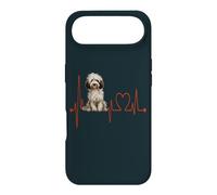 Custodia per iPhone Air Sheepadoodle Dog Heartbeat ECG I miei cani sono il mio cardio