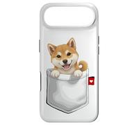 Custodia per iPhone Air Shiba Inu Cane In Tasca Sbirciando Simpatico Cucciolo Cane