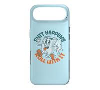 Custodia per iPhone Air "Shit Happens Roll with It" - Funny Adult Humor