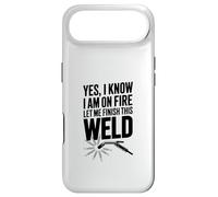 Custodia per iPhone Air Sì, so che sono in fiamme, lasciami finire questa saldatura