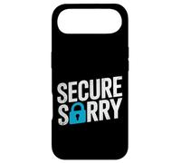 Custodia per iPhone Air Sicuro Sorry Lucchetto Data Breach Cyber Security Umorismo