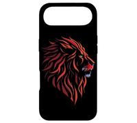 Custodia per iPhone Air Silhouette Testa di Leone Graphic Art Design Compleanno Animale Regalo