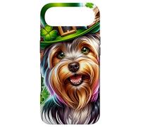 Custodia per iPhone Air Silky Terrier Dog St Patricks Day Opera d'arte