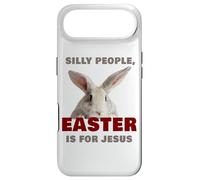 Custodia per iPhone Air Silly People Easter is for JESUS: Cute Christian Faith Bunny
