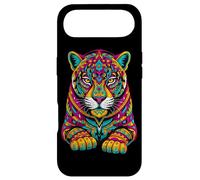 Custodia per iPhone Air Simboli d'arte guerrieri mitologici della mitologia del giaguaro maya azteco messicano