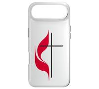 Custodia per iPhone Air Simbolo del logo della croce e della fiamma della chiesa metodista unita