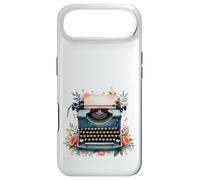 Custodia per iPhone Air Simpatica macchina da scrivere floreale, per autori e scrittori di libri