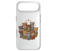 Custodia per iPhone Air Simpatici animali che leggono libri in design a fumetti e effetto ricamo