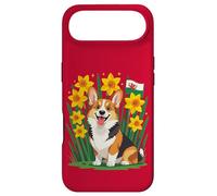 Custodia per iPhone Air Simpatico cane corgi tra narcisi che sostengono il Galles