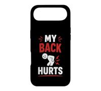 Custodia per iPhone Air Simple Funny gym workout quote My back Hurts