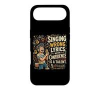 Custodia per iPhone Air Singing Wrong Lyrics With Confidence Karaoke Party Singer
