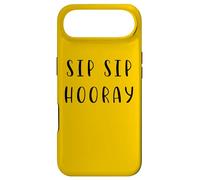 Custodia per iPhone Air Sip Sip Hooray Dichiarazione divertente cibo bevanda umorismo