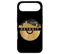 Custodia per iPhone Air Skyline Detroit Raver Rave DJ House Musica in vinile Disco Techno