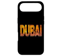 Custodia per iPhone Air skyline dubai, burj, khalifa, grattacielo, dentro, lettere grassetto