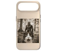 Custodia per iPhone Air Smoking Gatto Bigfoot Selfie Divertente Meme Sasquatch Uomini Donne Bambino