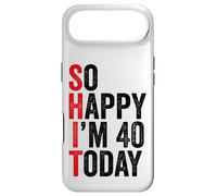 Custodia per iPhone Air So Happy I'm 40 Today Funny 40th Birthday Jokes 40 Birthday