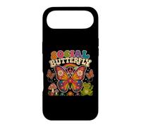 Custodia per iPhone Air Sociale Farfalla Hippie Fiore Potenza Pace Vibes Ragazze Felice