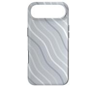 Custodia per iPhone Air Soft Gradient Gray Diagonal Waves Lines Curves Waves Pattern