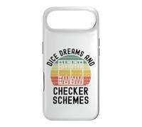 Custodia per iPhone Air Sogni di dadi e schemi Checker Divertente Backgammon retrò