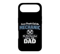 Custodia per iPhone Air Some People Call Me Mechanic Dad Blue Collar Job Daddy