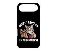 Custodia per iPhone Air Sorry I Can't Go I'm An Indoor Cat Mangia Pane Divertente