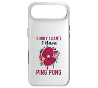 Custodia per iPhone Air Sorry I Can't Have Practice Funny Table Tennis Player Quote