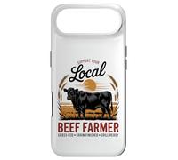 Custodia per iPhone Air Sostieni il tuo allevatore locale di manzo - Black Angus