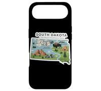 Custodia per iPhone Air South Dakota Mappa del Dakota del Sud con il Monte Rushmore